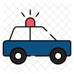 Coche de policía  Icono