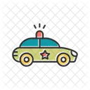 Coche de policía  Icono