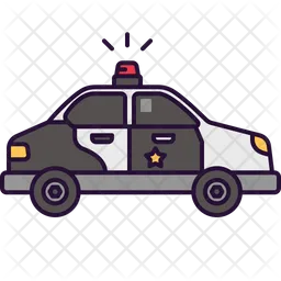 Coche de policía  Icono