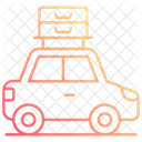 Coche de vacaciones  Icono