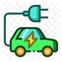 Electrico Coche Eco Icono