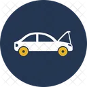 Freno Delantero Del Coche Averia Coche Icono