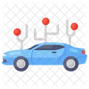 Vehiculo Autonomo Coche Autonomo Coche Futurista Icono