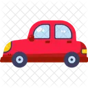 Carro rojo  Icono