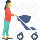 Carrito de bebé  Icono