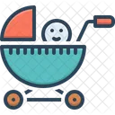 Carrito de bebé  Icono