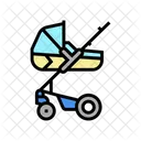 Carrito de bebé  Icono