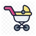 Carrito de bebé  Icono