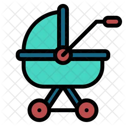 Carrito de bebé  Icono