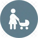 Carrito de bebé  Icono