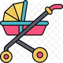 Carrito de bebé  Icono