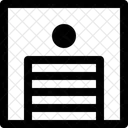 Garaje Puerta De Garaje Trastero Icono