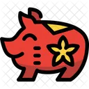 Cochon Cochon Chinois Animal Icon