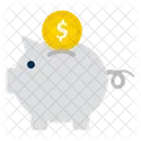 Tirelire Banque Dollar Icon