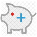 Cochon Piece De Monnaie Banque Icon