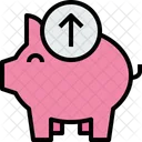 Cochon Banque Fleche Icon