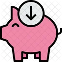 Cochon Banque Fleche Icon