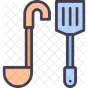 Cocina Herramientas Cuchara Icon