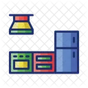 Cocina Americana Chimenea De Cocina Cocina Icono