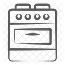 Estufa De Cocina Horno De Cocina Estufa De Gas Icono
