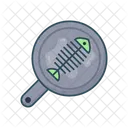 Cocinar pescado  Icono