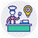 Cocinar Aprender Clase Icono
