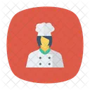 Cocinera Mujer Chef Femenina Icono