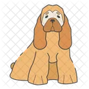 Cocker Spaniel Dog Puppy 아이콘