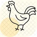 Cockerel Bird Rooster Icon