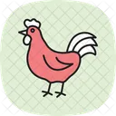 Cockerel Bird Rooster Icon