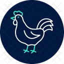 Cockerel Bird Rooster Icon