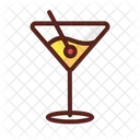 Cocktail Drink Newyear Icon