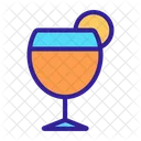 Mocktail Alcohol Lemon Icon
