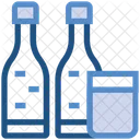 Drink Glass Bottles Icon