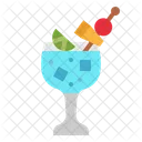 Cocktail Blue Hawaii Icon