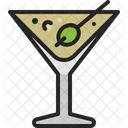 Cocktail Olive Drink Icon