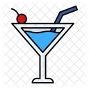 Cocktail Alcohol Straw Icon