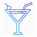 Cocktail Alcohol Straw Icon