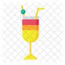 Cocktail Alcohol Stemware Icône