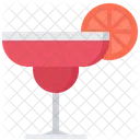 Cocktail Orange Glass Icon