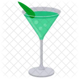 Cocktail au thé vert  Icône