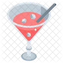 Cocktail Glass Mocktail Mixed Drink Icon