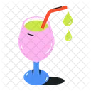Cocktail Glass Mocktail Glass Refreshing Drink Icon