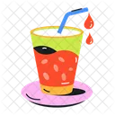 Cocktail Glass Mocktail Glass Refreshing Drink Icon