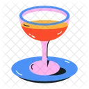 Cocktail Glass Mocktail Glass Refreshing Drink Icon