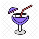 Cocktail Summer Vacation Icon