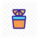 Mocktail Alcohol Orange Icon