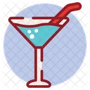 Summer Drink Martini Lemonade Icon