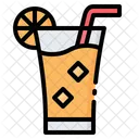 Cocktail Orange Juice Icon