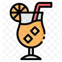 Cocktail Orange Juice Icon
